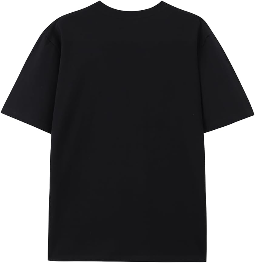 Men's Crew Neck Short-Sleeve T-Shirt, Menswear with Favorite Son-in-Law Letter Pattern, Classic Breathable Cotton Dark Blue