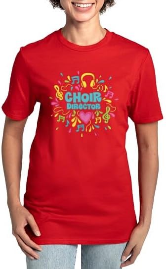 CafePress Choir Director Music Women's Classic T Shirt Women's Relaxed Fit Classic Cotton T-Shirt - Red