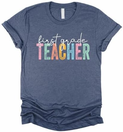 First Grade Teacher Shirt 1st Grade Teacher T-Shirt First Grade Teacher Tee 1st Grade Teacher Tshirt Back to School - -