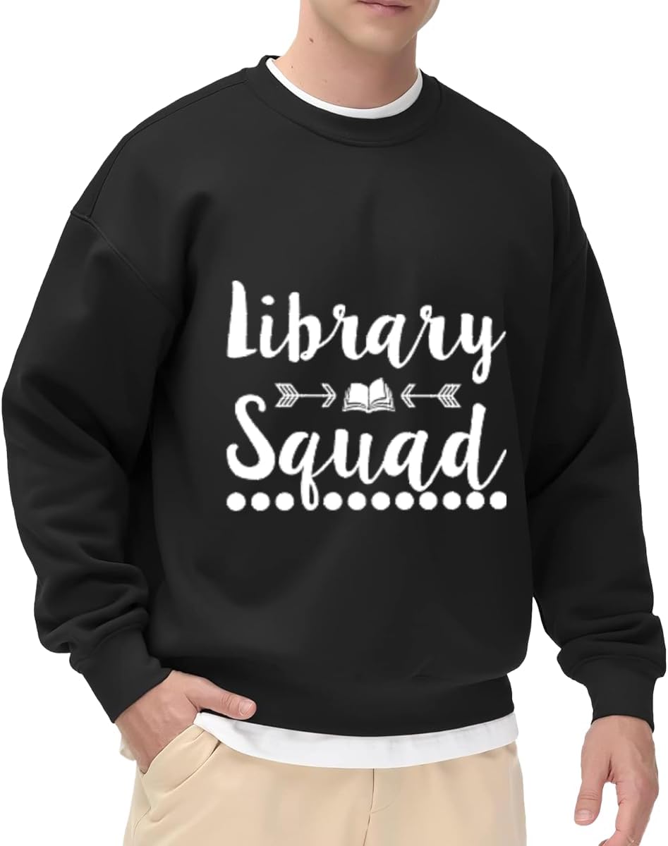 Men's Crewneck Sweatshirt Sundays Are For Baking Baker - Squad Love to Library