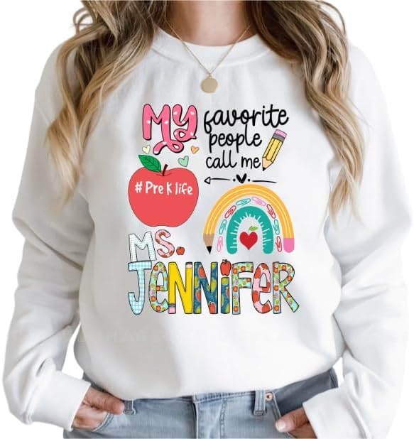 Custom Back to School Teacher Shirt, Cute First Day of School Tee for Pre-K, Kindergarten, 1st, 2nd, 3rd Grade Teacher -