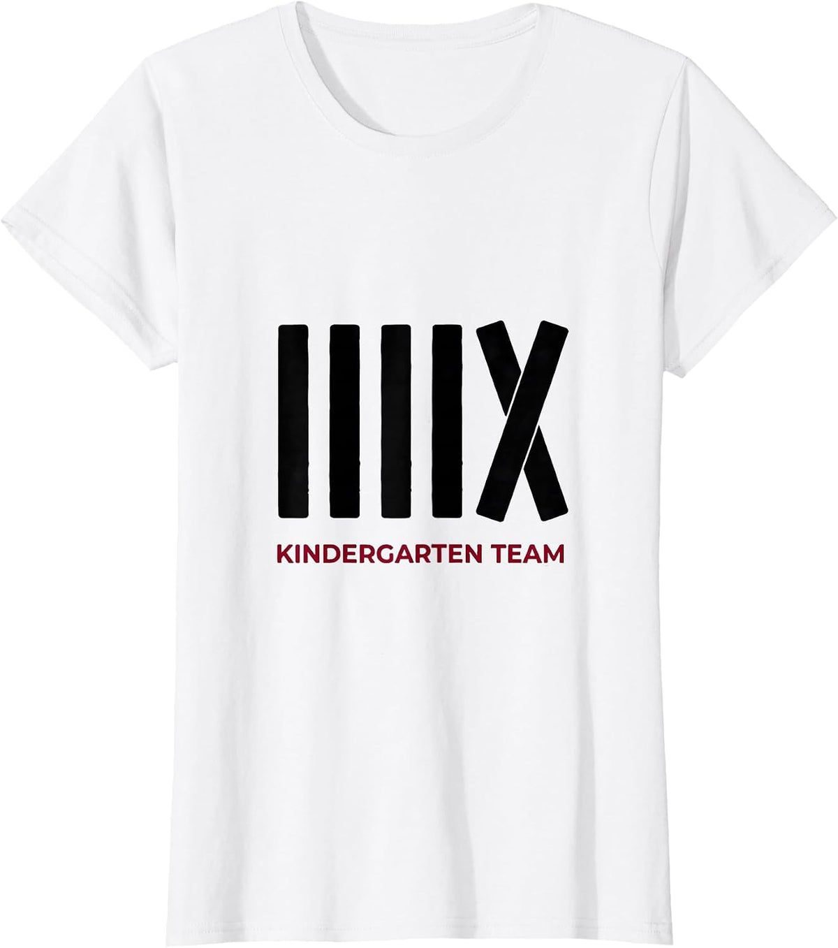 Kindergarten Team Funny Teacher Crew Back To School T-Shirt - White