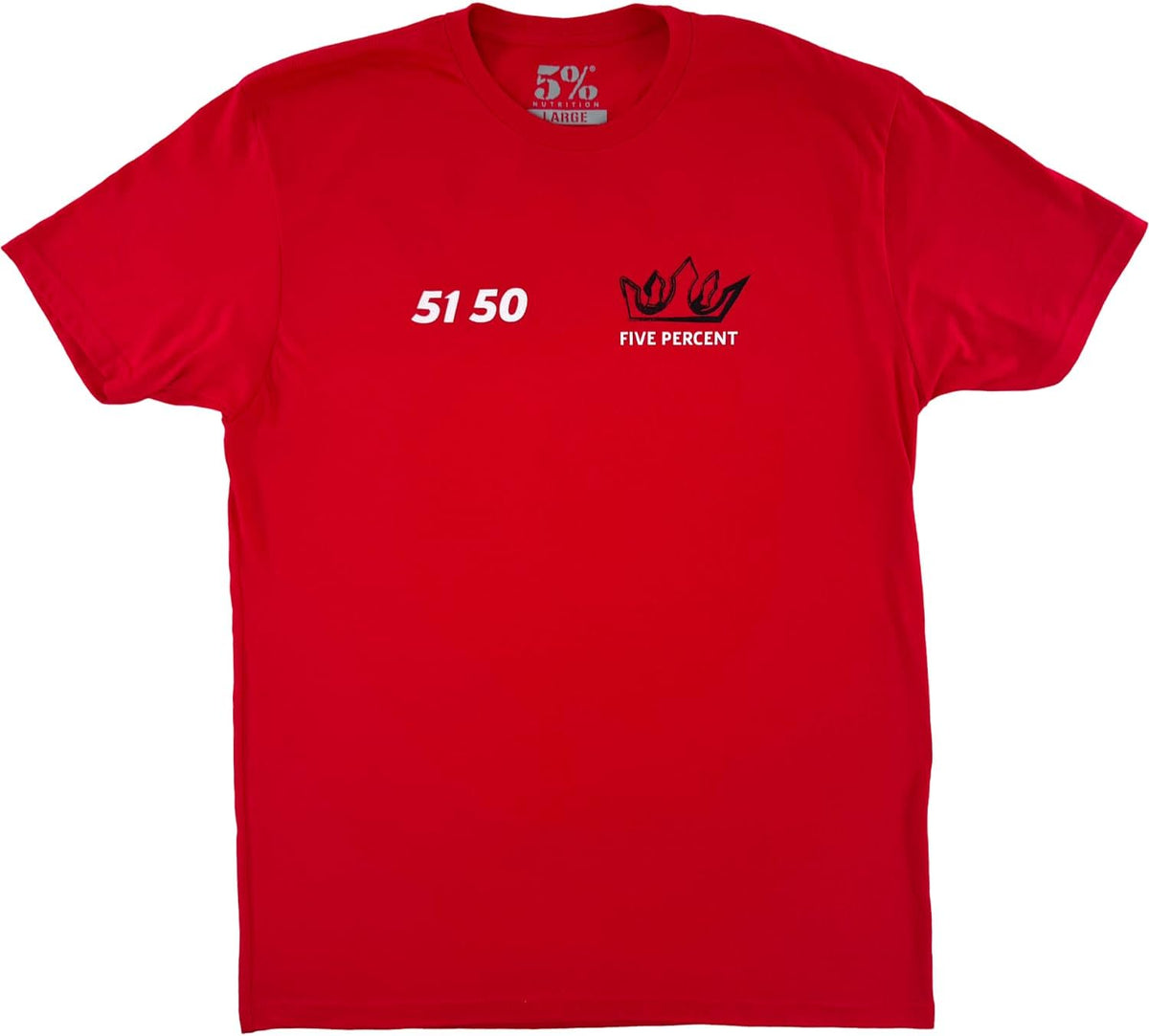 5% Nutrition Rich Piana 5150 Signature Edition Shirt | Red Oversized T-Shirt for Workout, Unisex #333 M - As Pictured