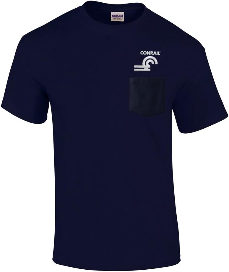 Daylight Sales Conrail Herald Embroidered Pocket Tee [p23] - Navy