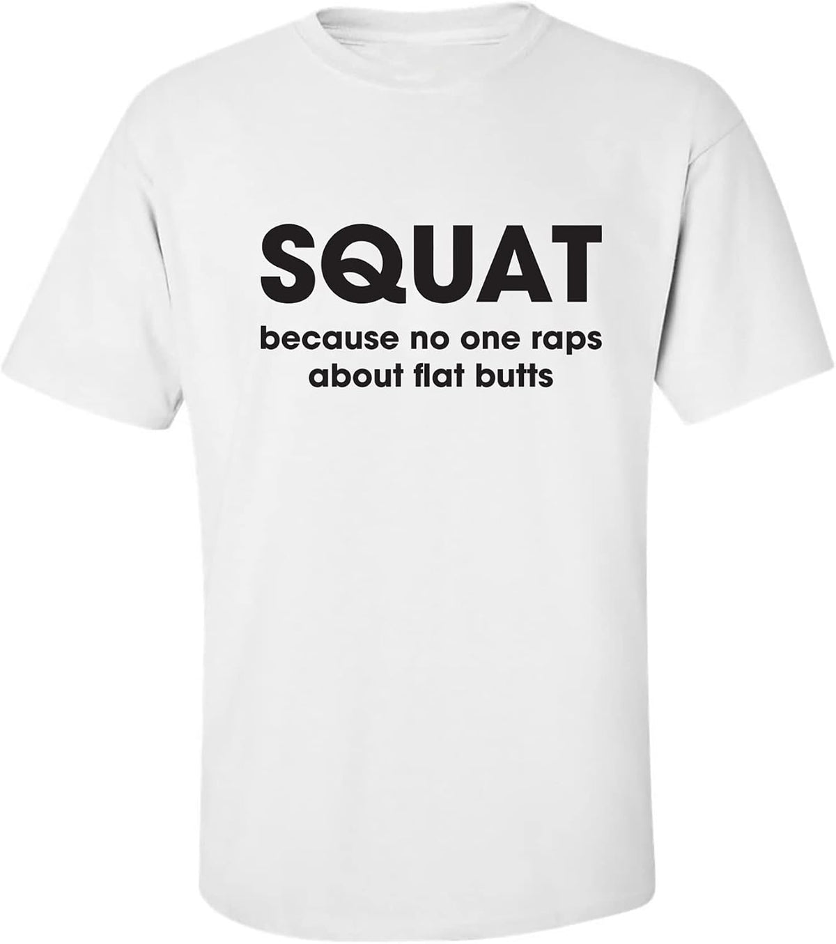 zerogravitee Squat Adult Short Sleeve T-Shirt - White