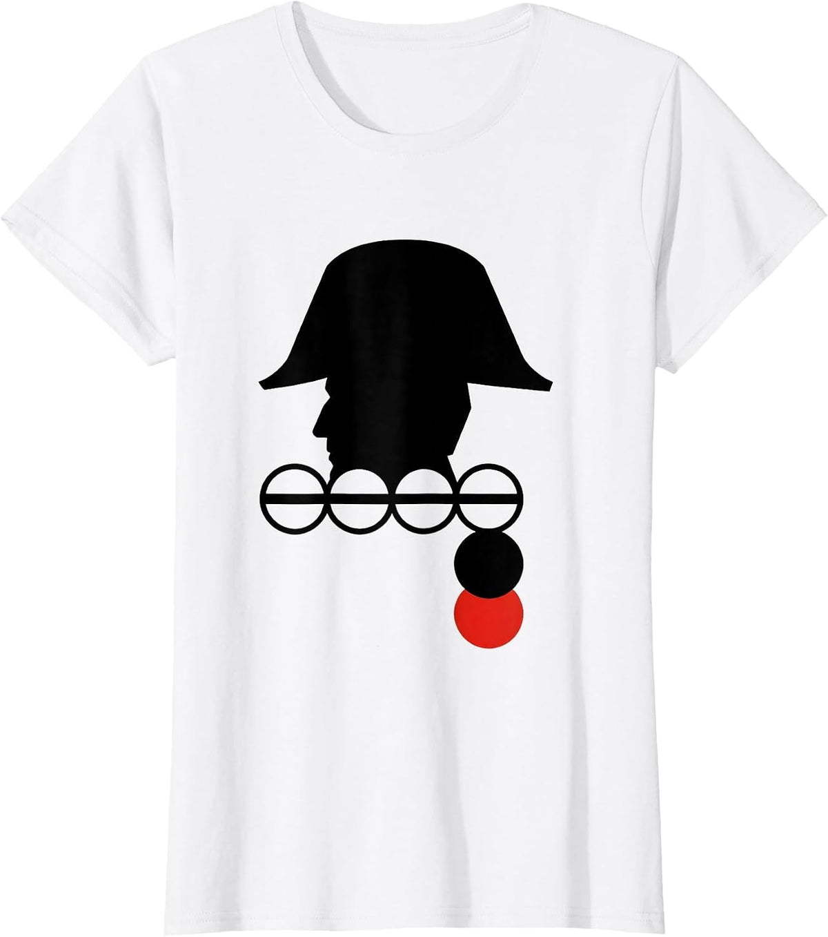 Women's Napoleon Bonaparte Campaign Markers Military History Humor T-Shirt - White