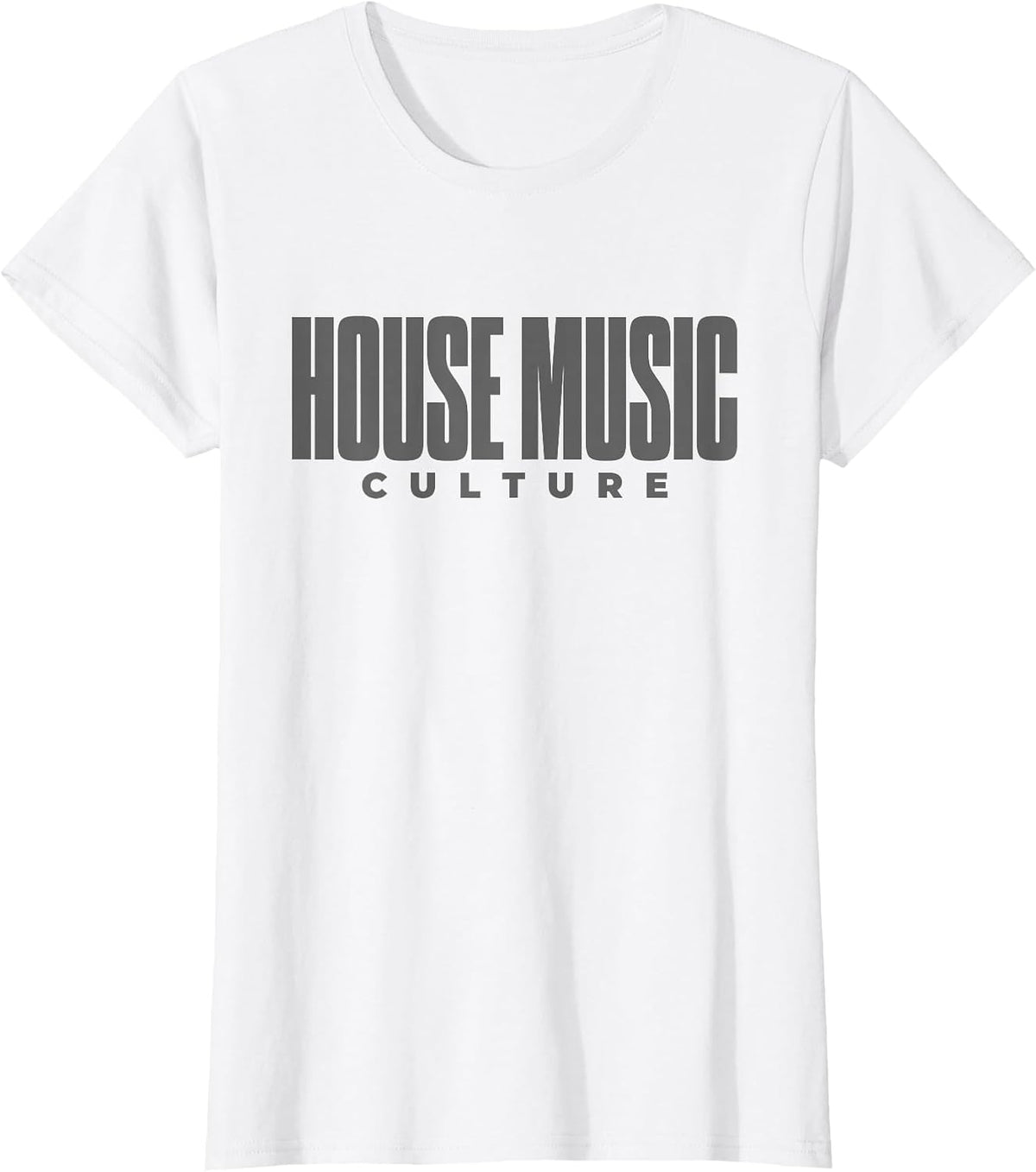 House Music Culture - EDM DJ T-Shirt - White