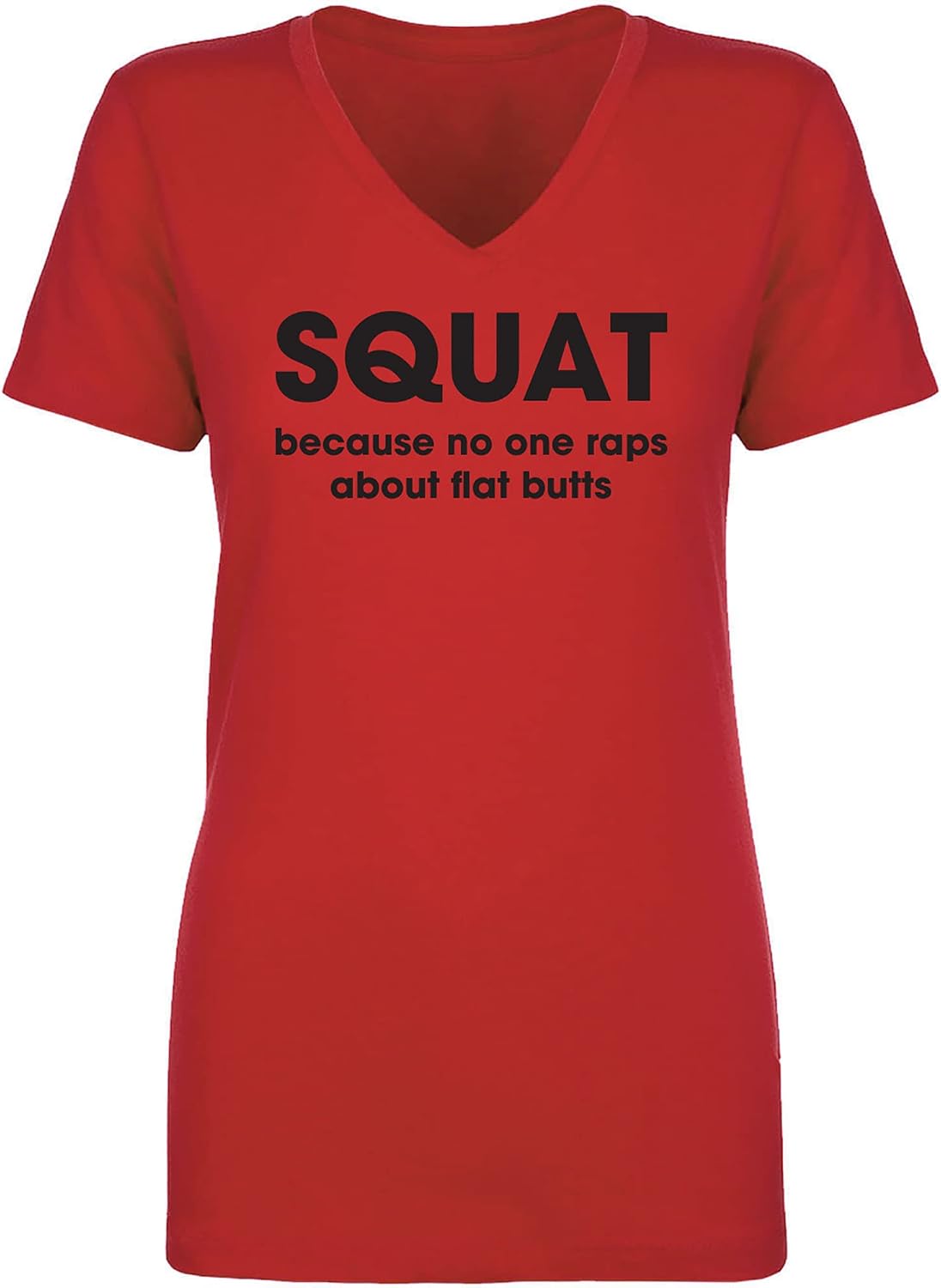 zerogravitee Squat Women's V-Neck Tee - Red