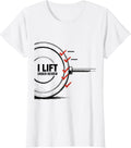 Women's I Lift Under Review Funny Gym Weightlifting Workout Humor T-Shirt - White