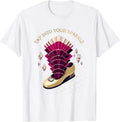 Men's Tap Into Your Sparkle Showgirl Glam Design T-Shirt - White
