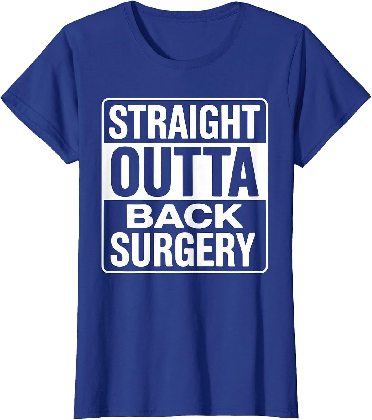 Back Surgery Design for Men Women Post Back Surgery Recovery T-Shirt - Royal Blue