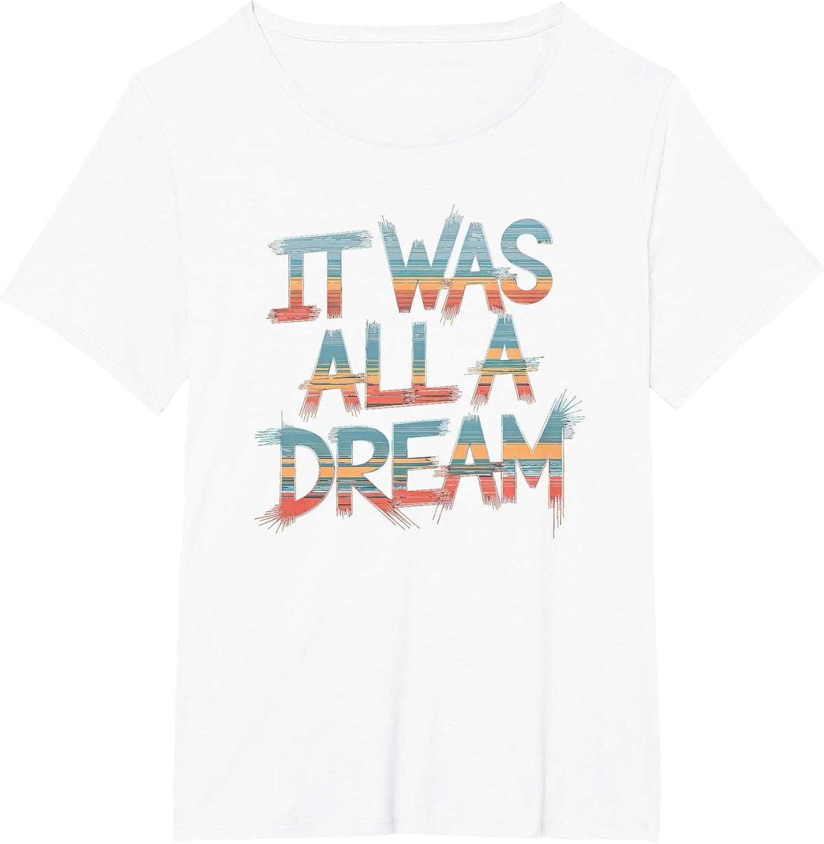 It was A Dream T-Shirt Men Women Rap 90s Hip Hop T-Shirt - White