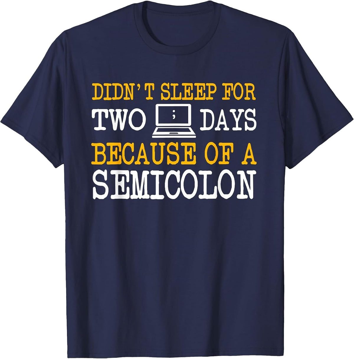 Programmer Coder Computer Software Engineer Web Developer T-Shirt - Navy Blue