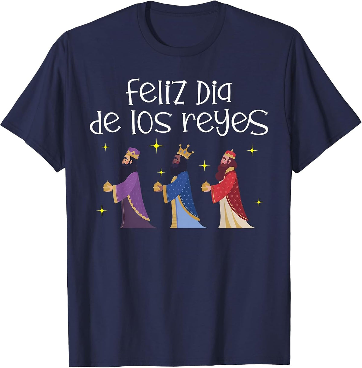 Dia de Los Reyes Magos T-Shirt - Navy Blue