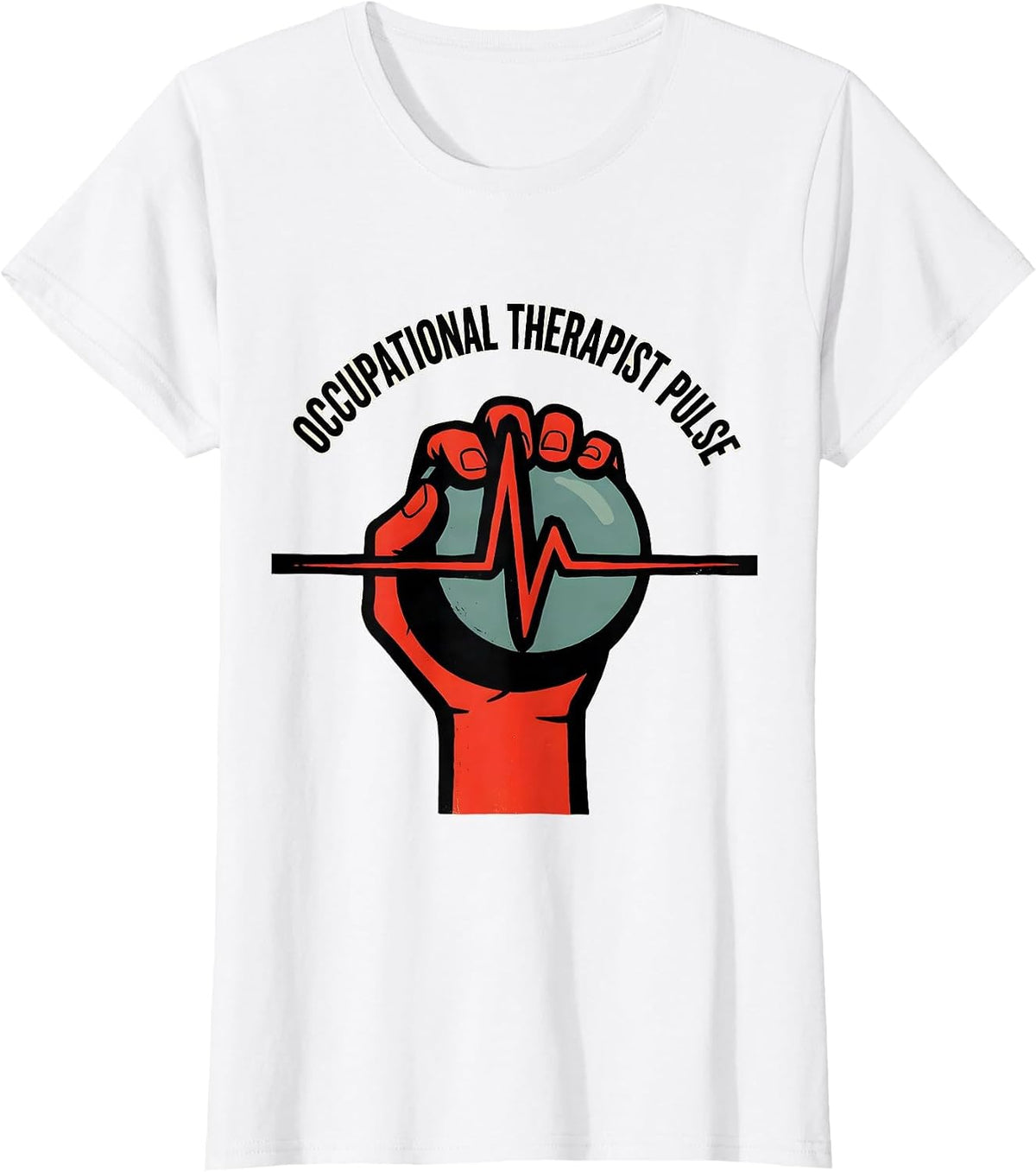 Occupational Therapist Pulse Occupational Pride Healthcare T-Shirt - White