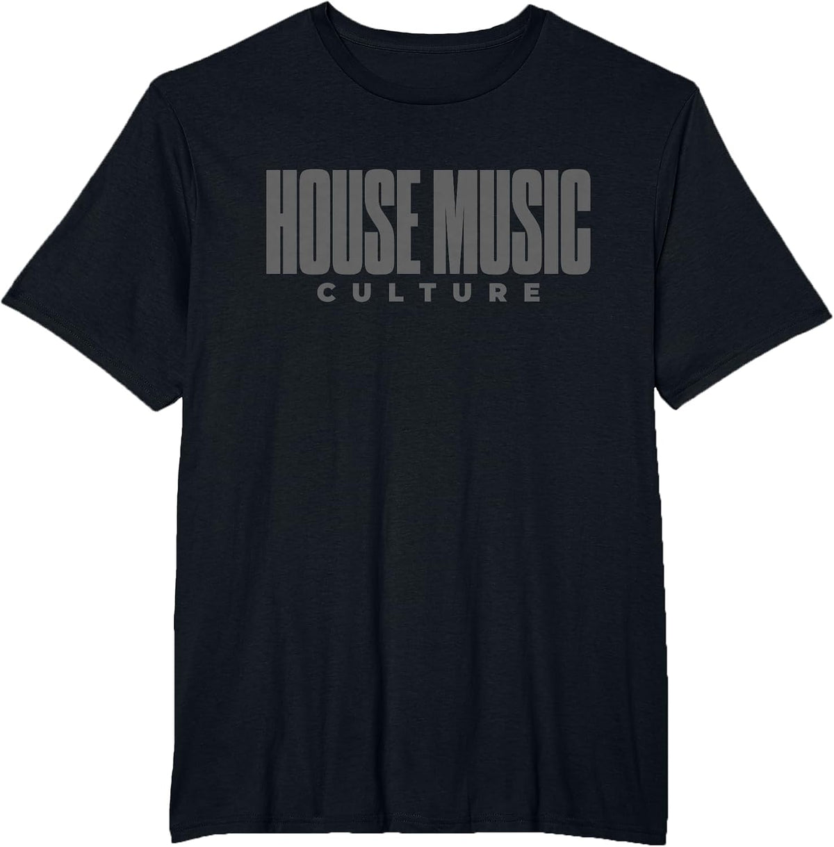 House Music Culture - EDM DJ T-Shirt - Black