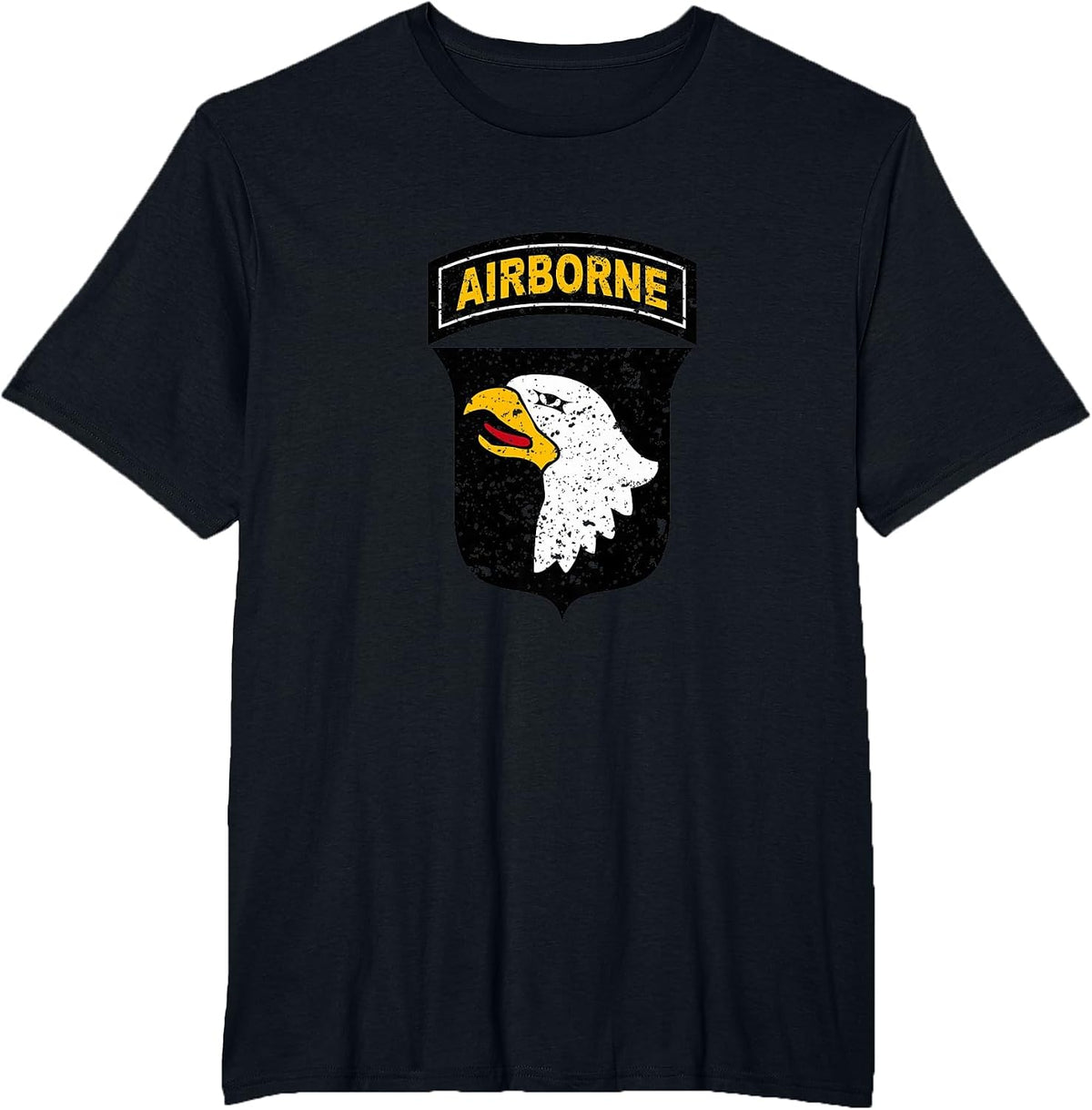 101st Airborne Division Screaming Eagles Veterans Day Xmas T-Shirt - Black
