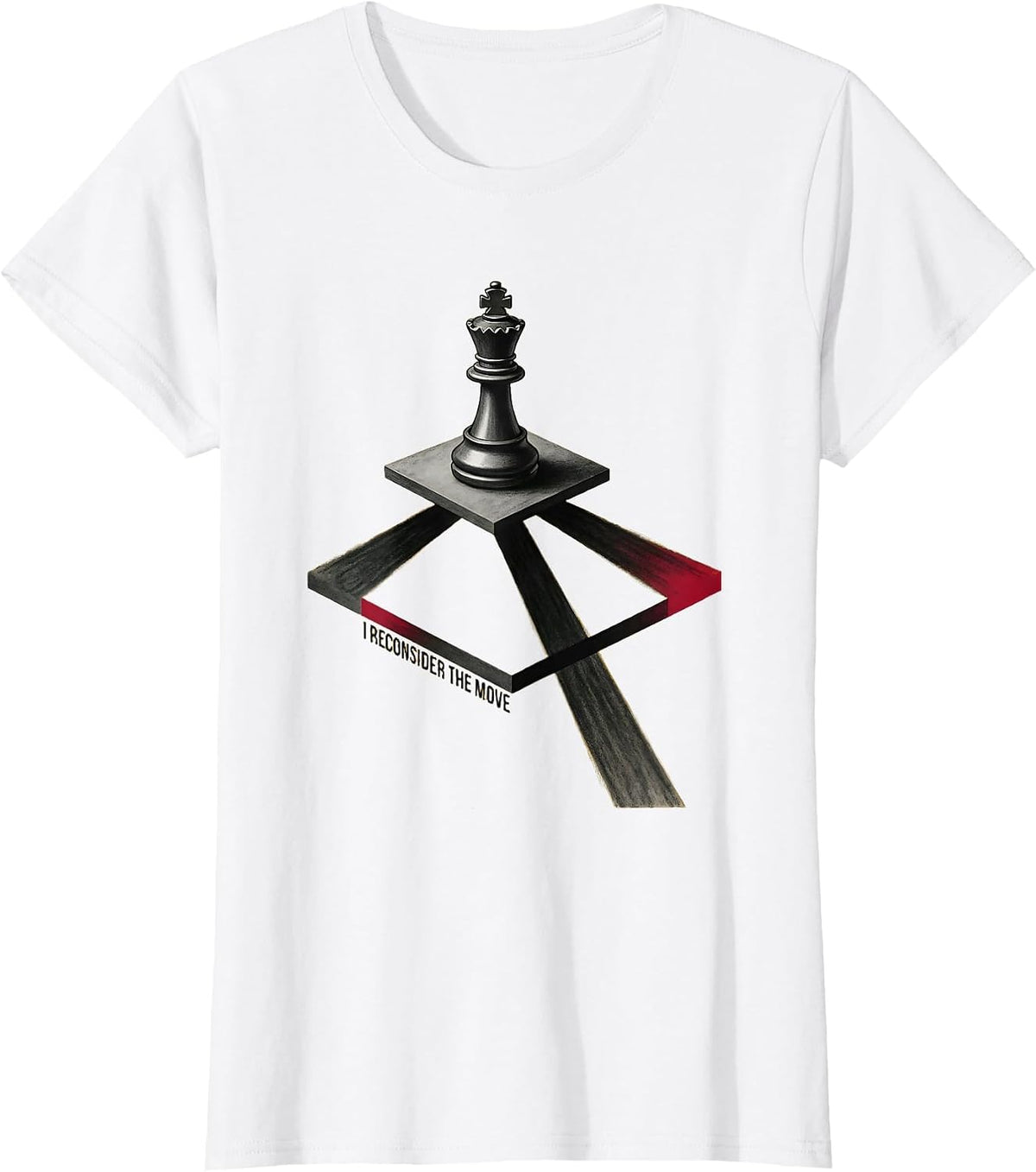 I Reconsider The Move Funny Chess Player Humor Chess Club T-Shirt - White