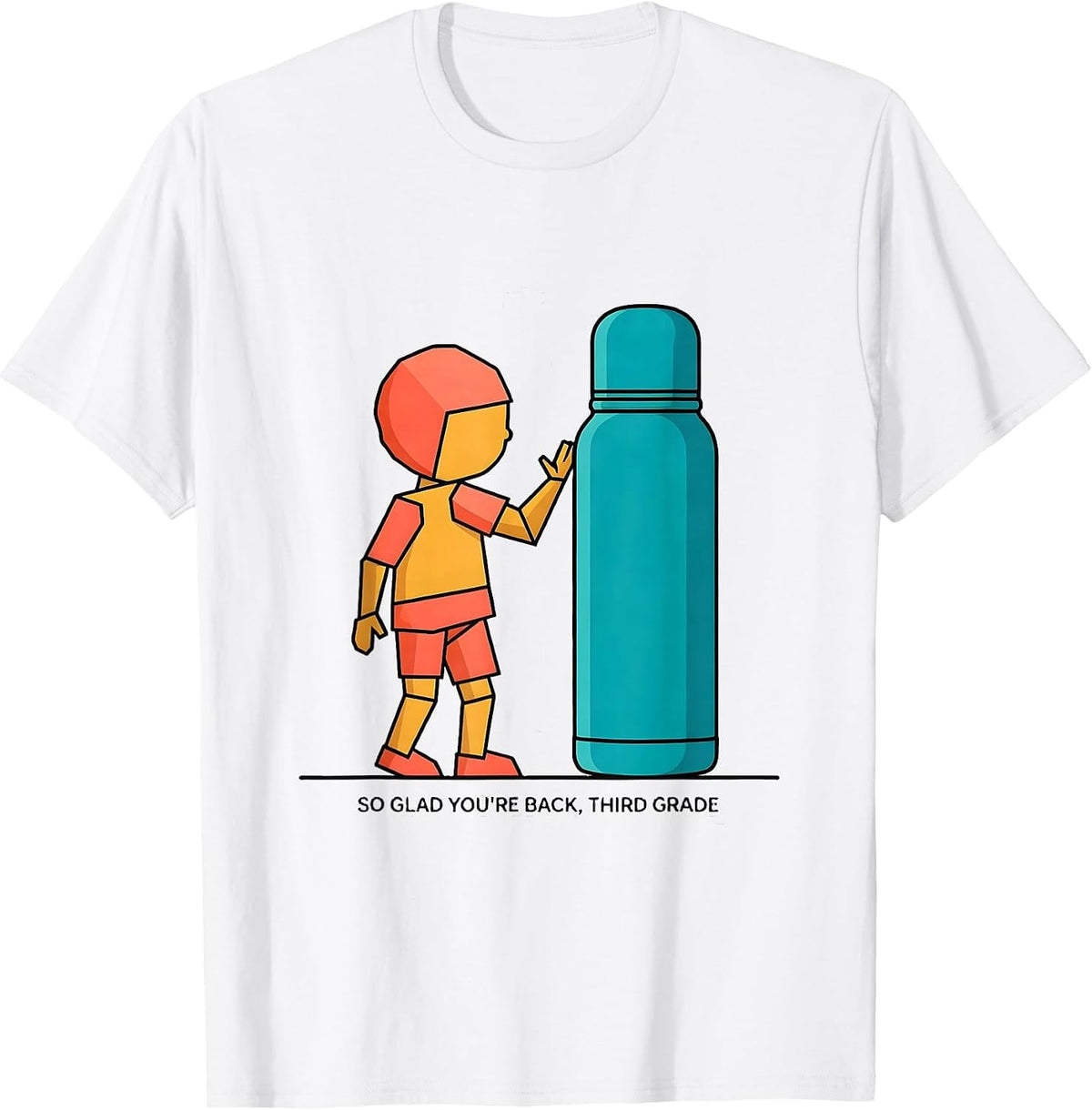 Men's So Glad You're Back Third Grade Back To School First Day T-Shirt - White