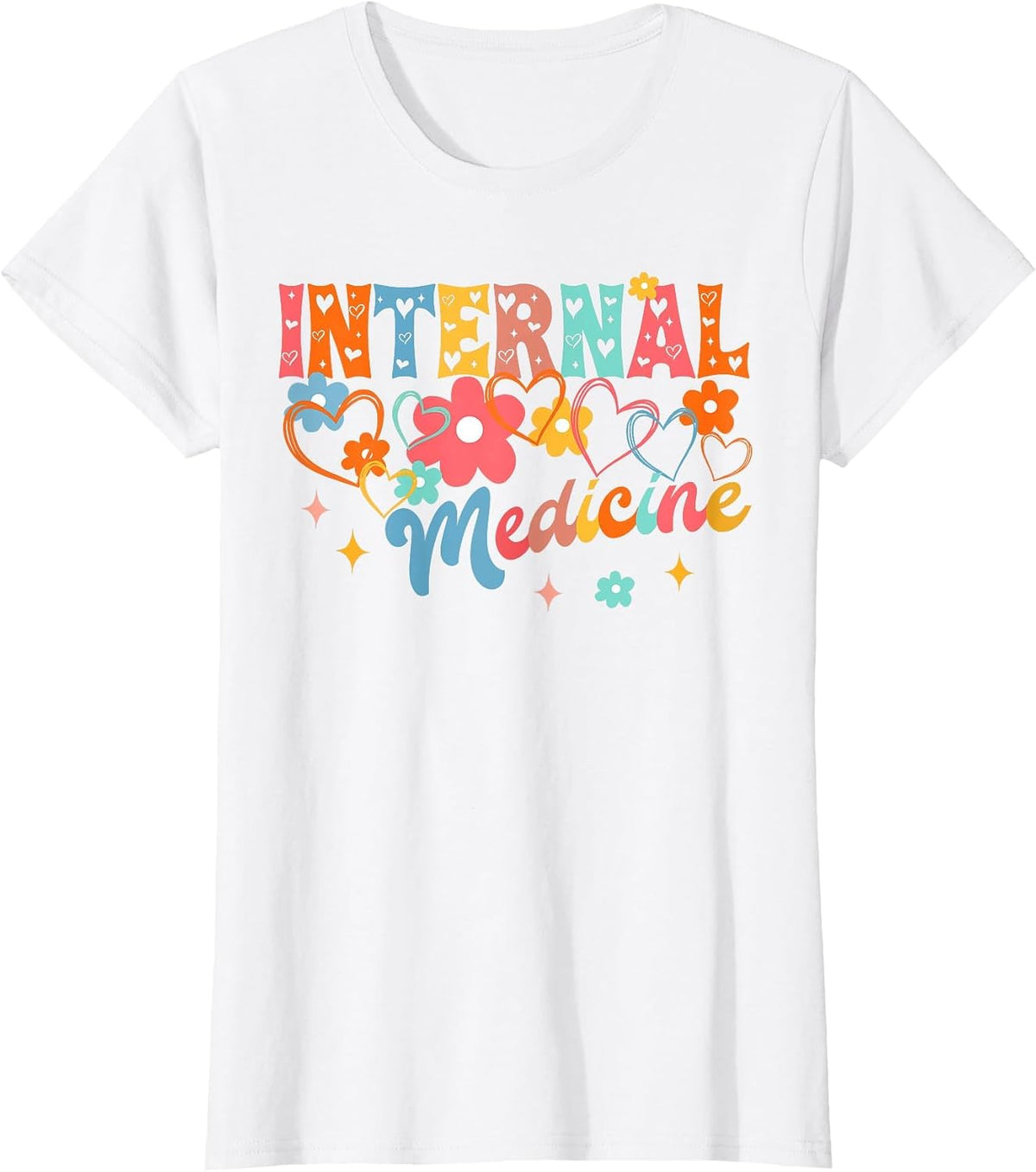 Medical Student Doctor Medicine Doctor Internal Medicine T-Shirt - White