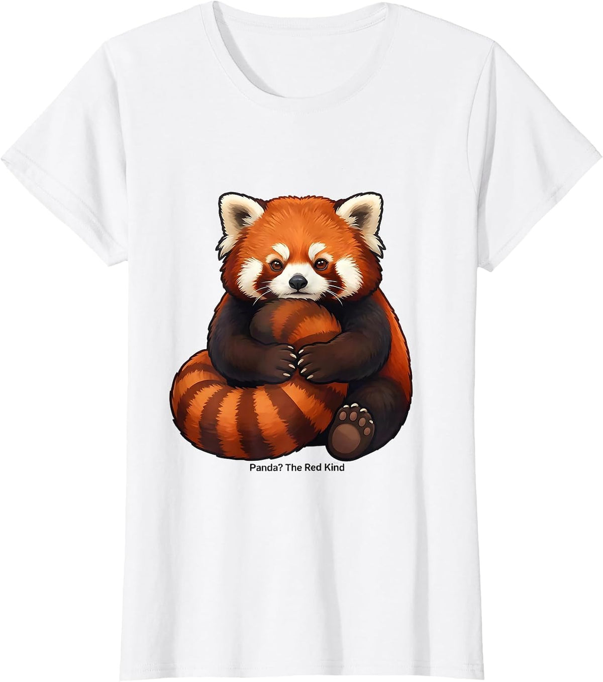 Panda? The Red Kind Cute Kawaii Animal Lover Gift T-Shirt - White