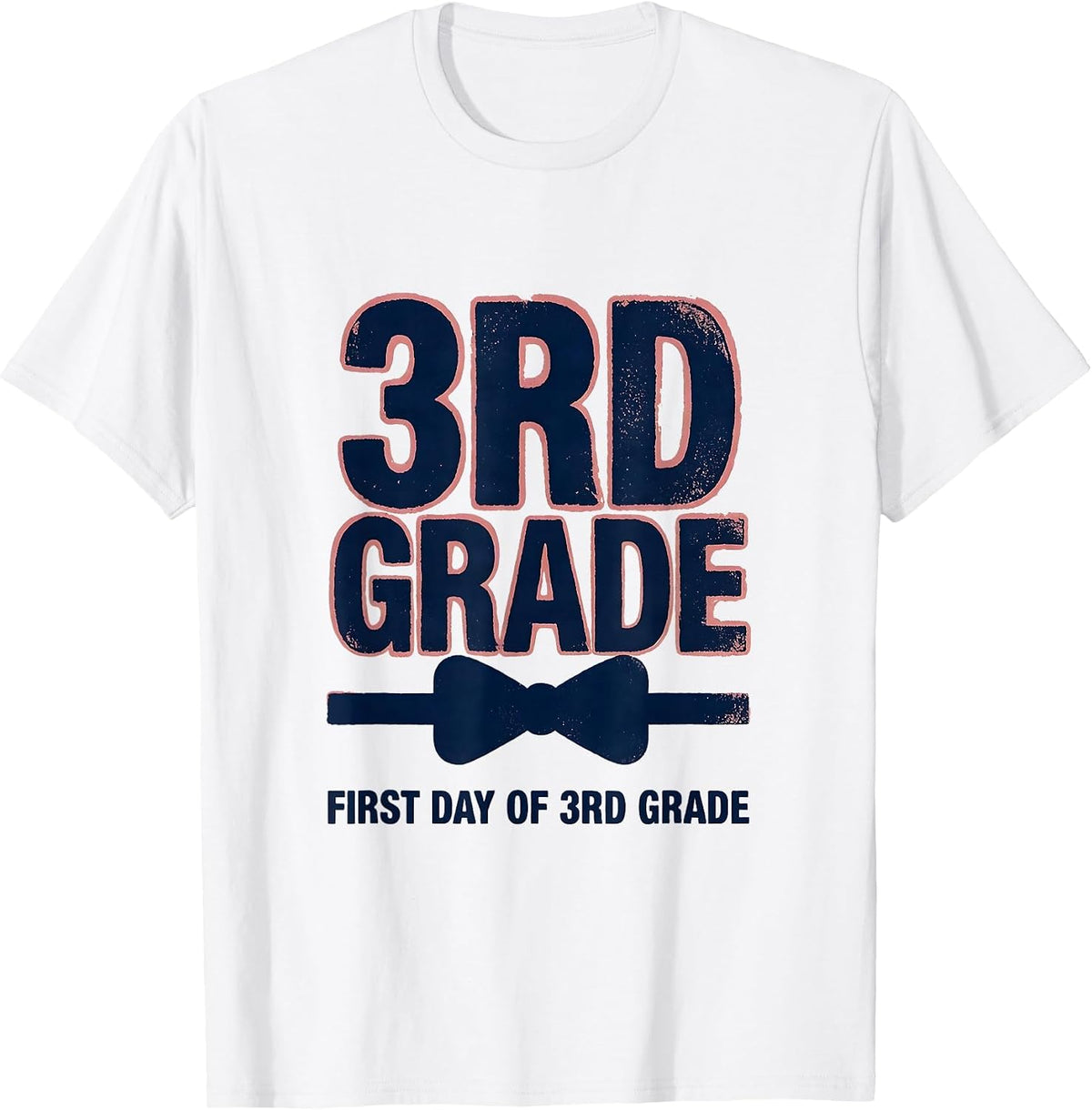 Men's First Day Of 3rd Grade Coquette Bow Back To School Girl T-Shirt - White