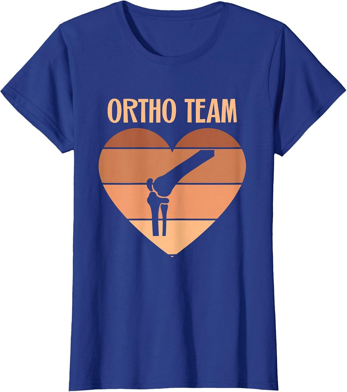 Ortho Nurse Black Orthopedic Surgery Tech Ortho Team Women T-Shirt - Royal Blue