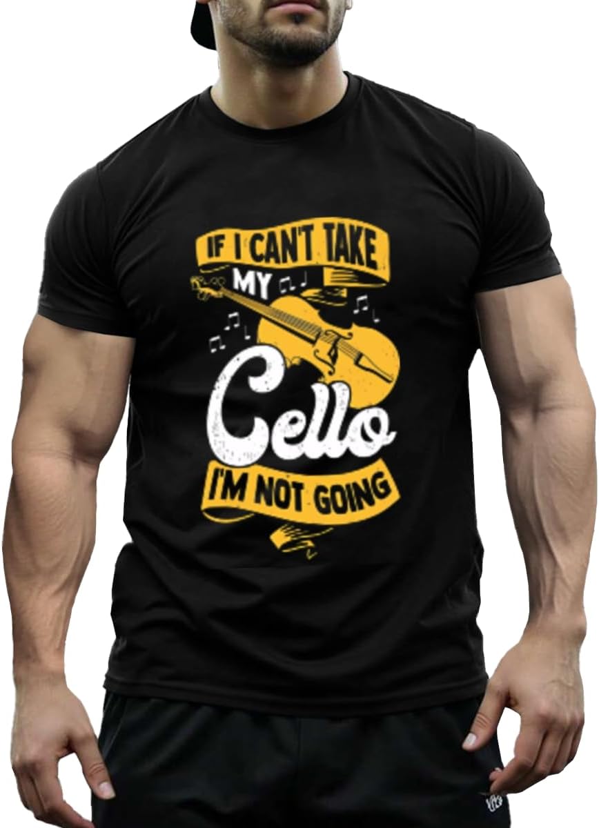 T-Shirts,Dabbing Sea Turtle,Leisure, 100% Cotton for Unisex - Cello Player Instrument Violoncello Cellist