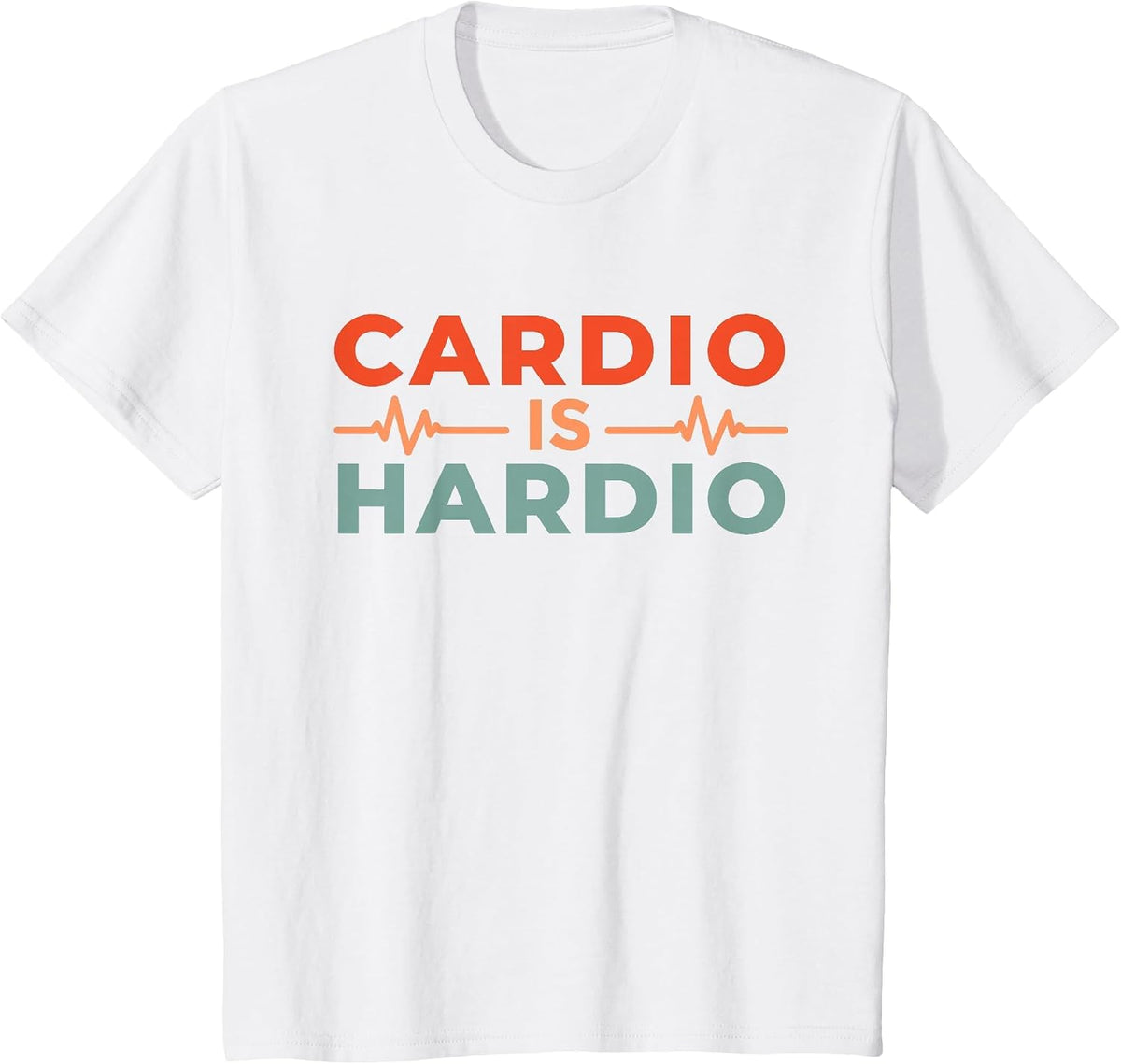 Cardio is Hardio T-Shirt - White