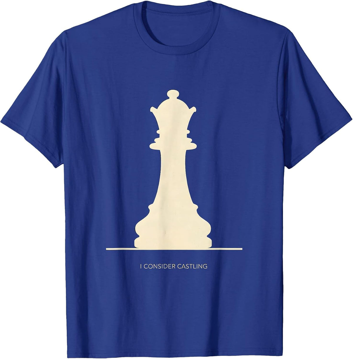I Consider Castling Vintage Chess Player Humor Gift T-Shirt - Royal Blue