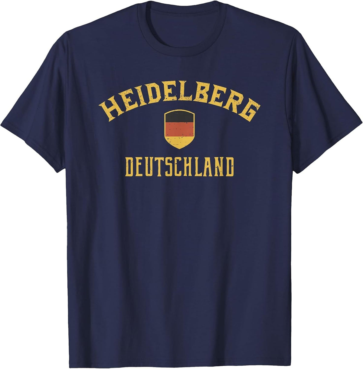 Heidelberg Germany T-Shirt - Heidelberg Deutschland Tee T-Shirt - Navy Blue