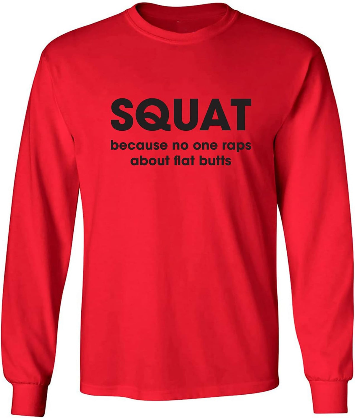 zerogravitee Squat Adult Long Sleeve T-Shirt - Red