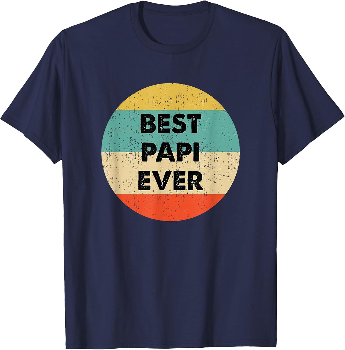 Best Papi Ever T-Shirt - Navy Blue