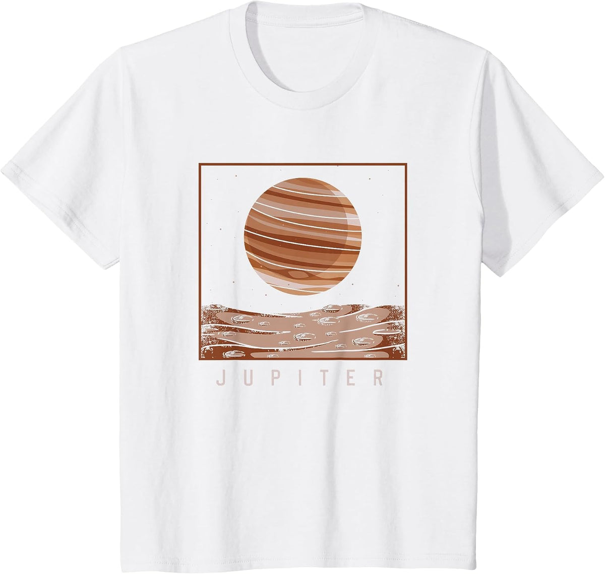 Space Galaxy Fan Jupiter Planet Astronomy Astronaut T-Shirt - White