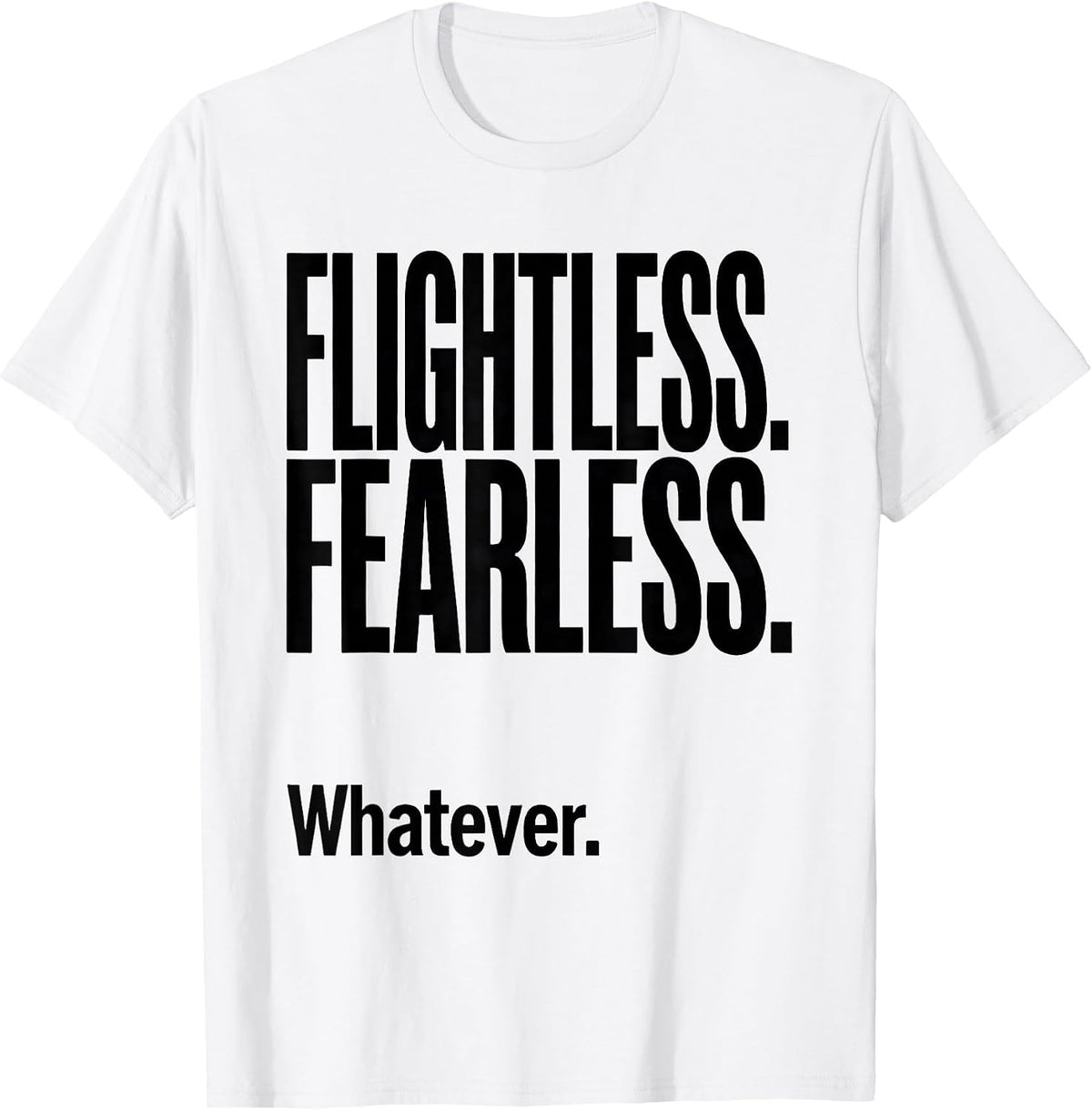 Men's Flightless Fearless Whatever Kiwi Map Rugby Haka Pride T-Shirt - White