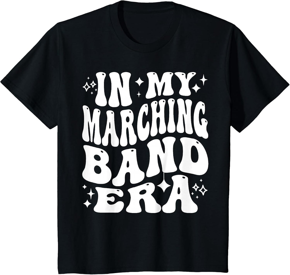 in My Marching Band Era Musician Practice Band Life T-Shirt - Black