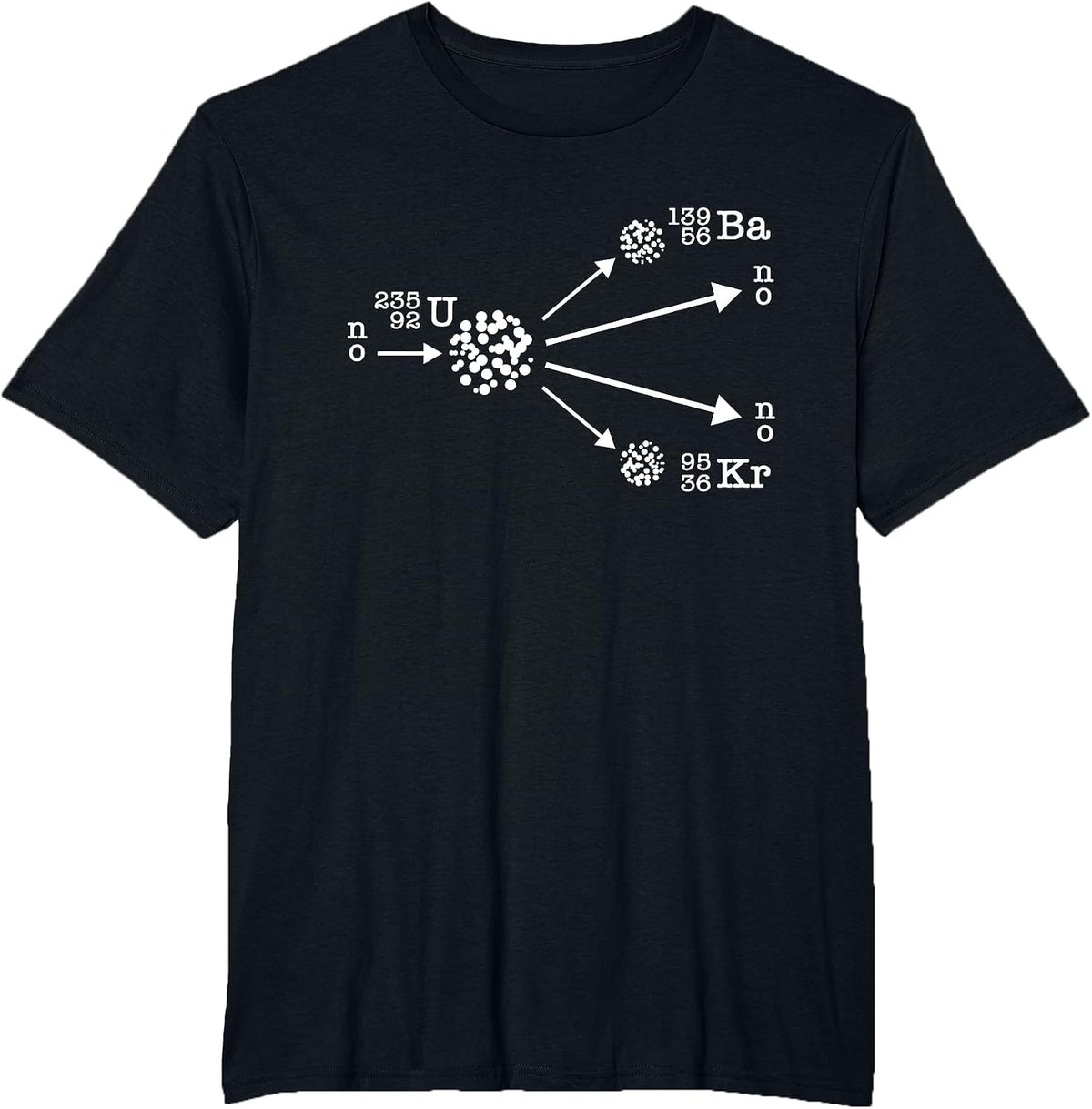 Nuclear Fission Nuclear Physicist Cool Energy Physics T-Shirt - Black