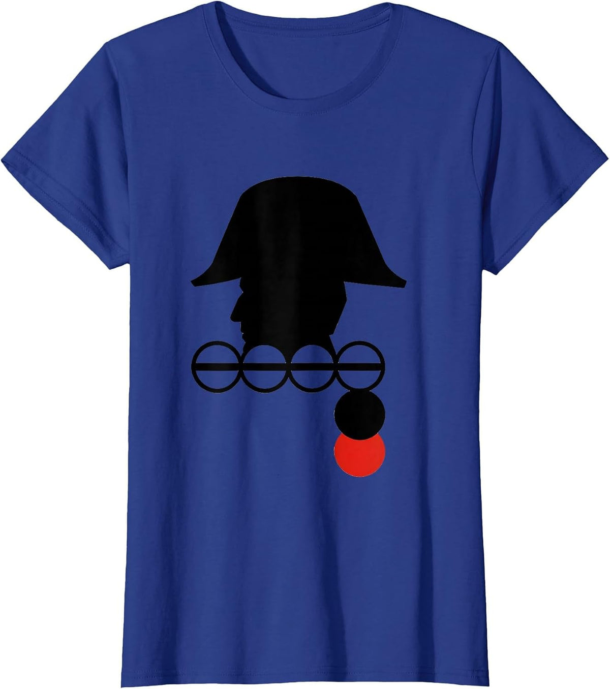Women's Napoleon Bonaparte Campaign Markers Military History Humor T-Shirt - Royal Blue