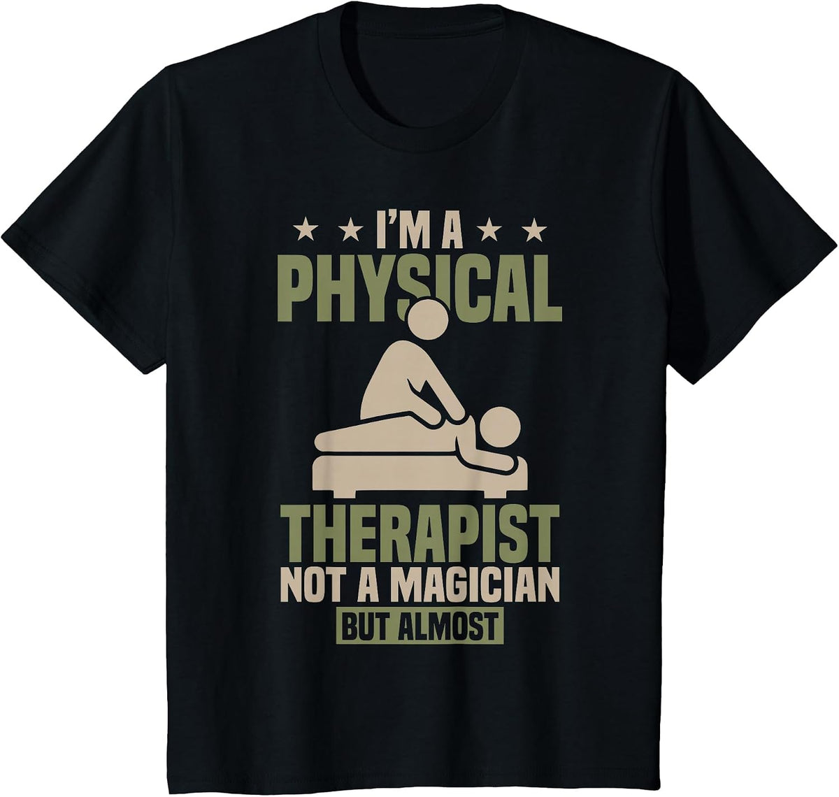 Physical Therapist PT Physical Therapy T-Shirt - Black
