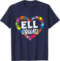 English Language Learner ELL Squad T-Shirt - Navy Blue