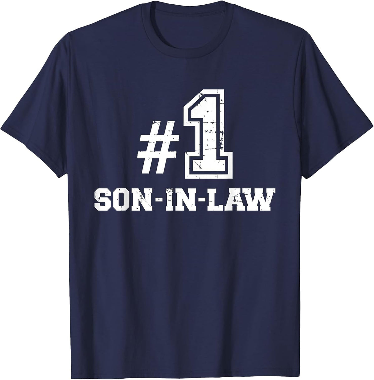 Best Son in Law in the World T-Shirt - Navy Blue