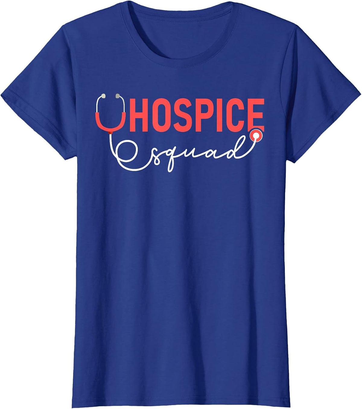 Hospice Squad Hospice Nurse Aide T-Shirt - Royal Blue