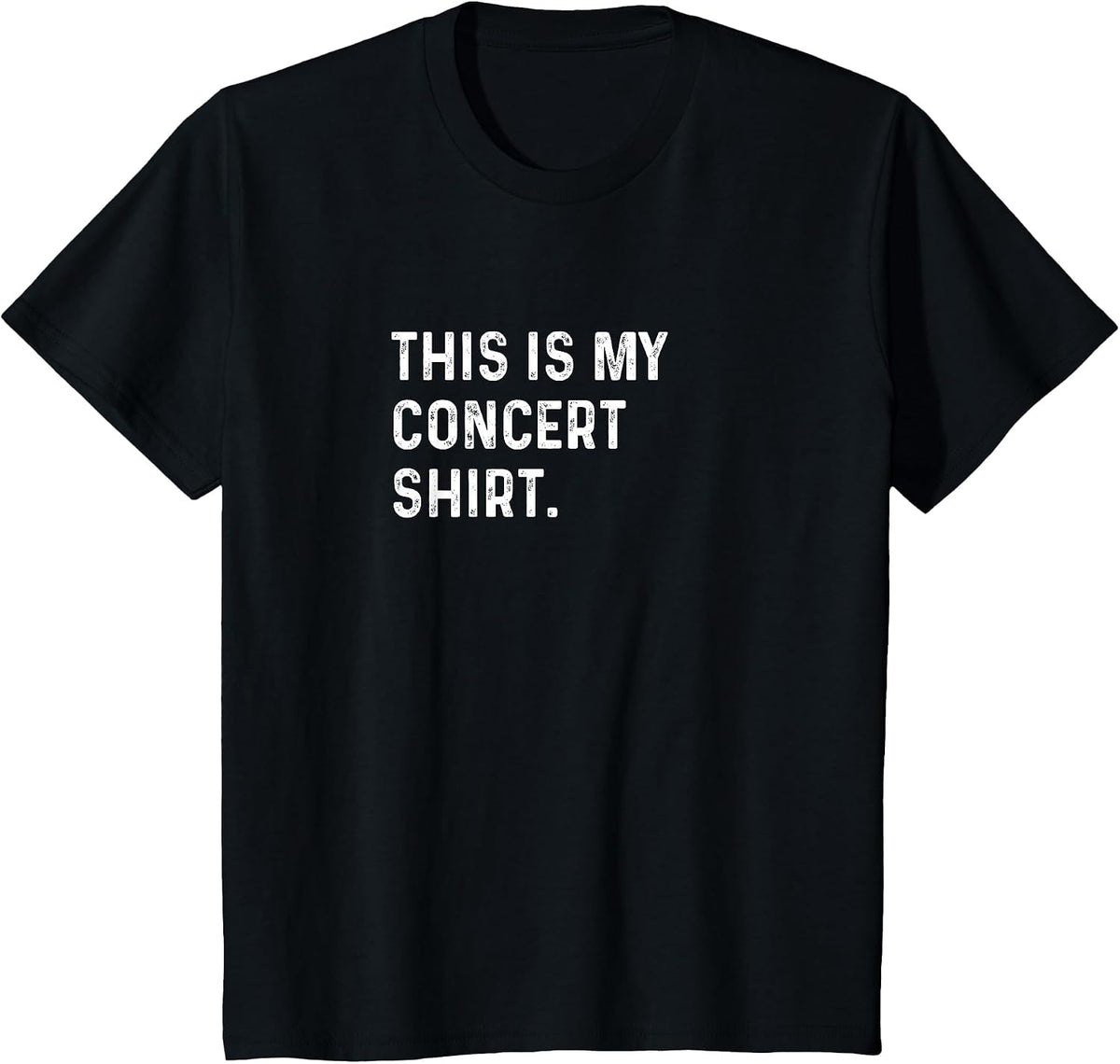 This is My Concert Shirt - Rock Jazz Indie Country Music T-Shirt - Black