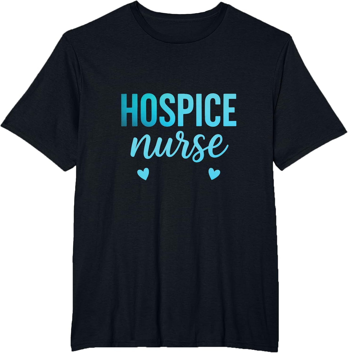 Hospice Nurse - Retro Nursing Hospice Care T-Shirt - Black