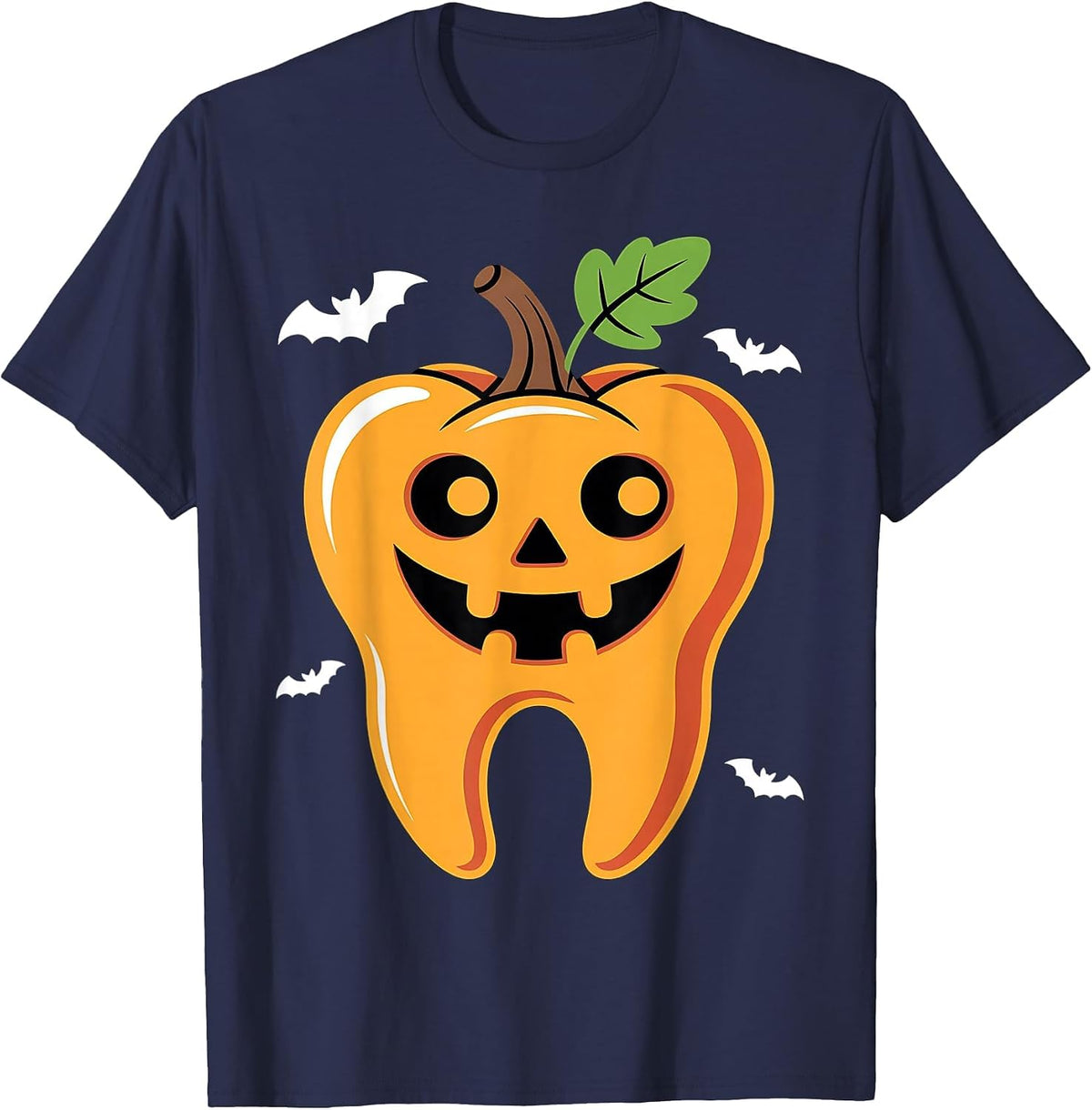 Dental Halloween T-Shirt - Navy Blue