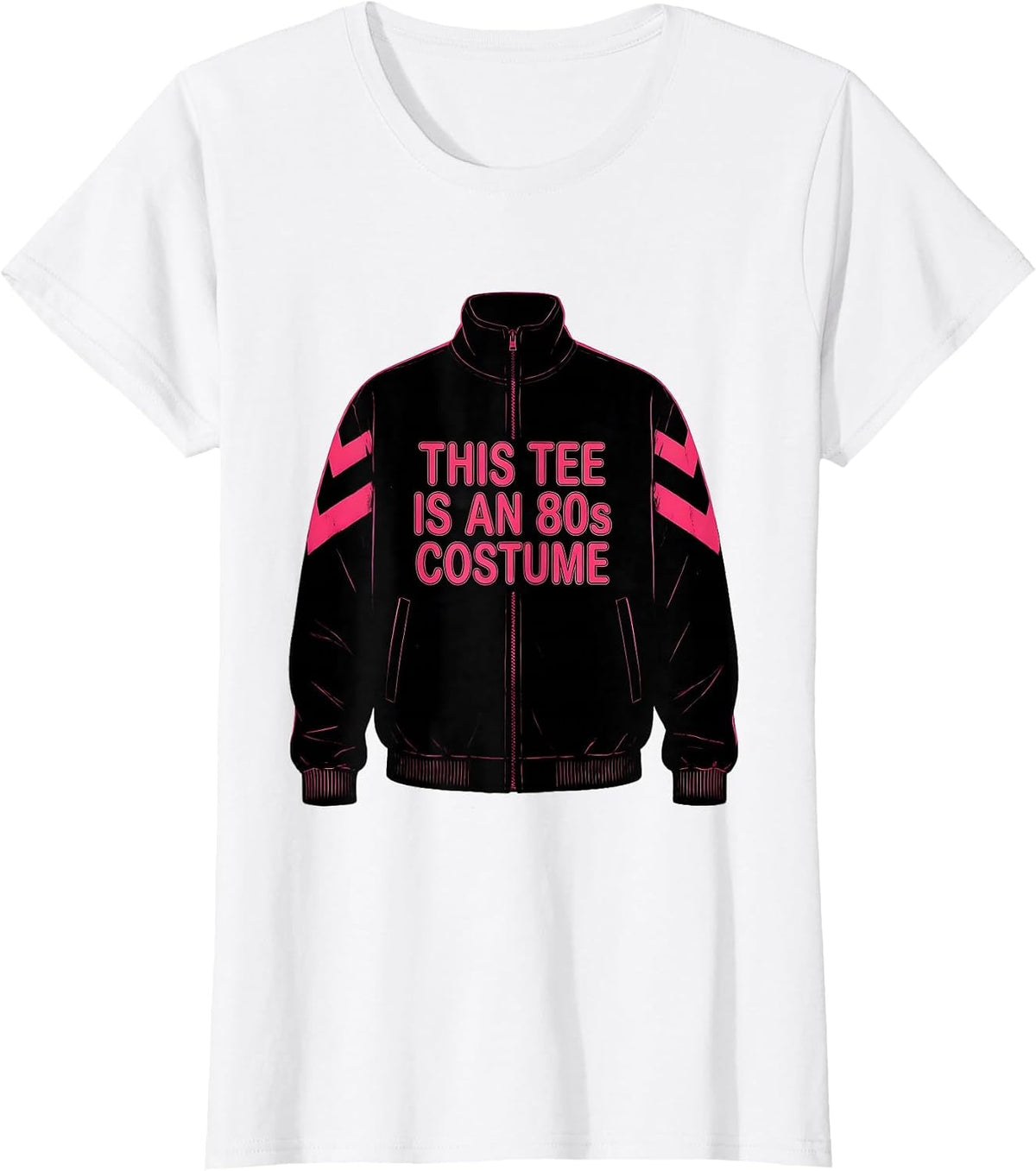 Women's This Tee Is An 80s Costume Funny 80s Party Retro Throwback T-Shirt - White