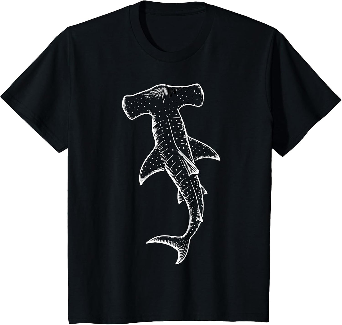 Hammerhead Shark T-Shirt - Black