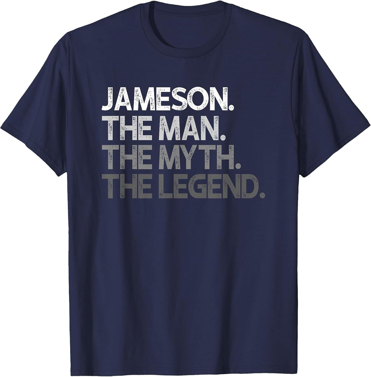 Jameson Design: The Man Myth Legend T-Shirt - Navy Blue
