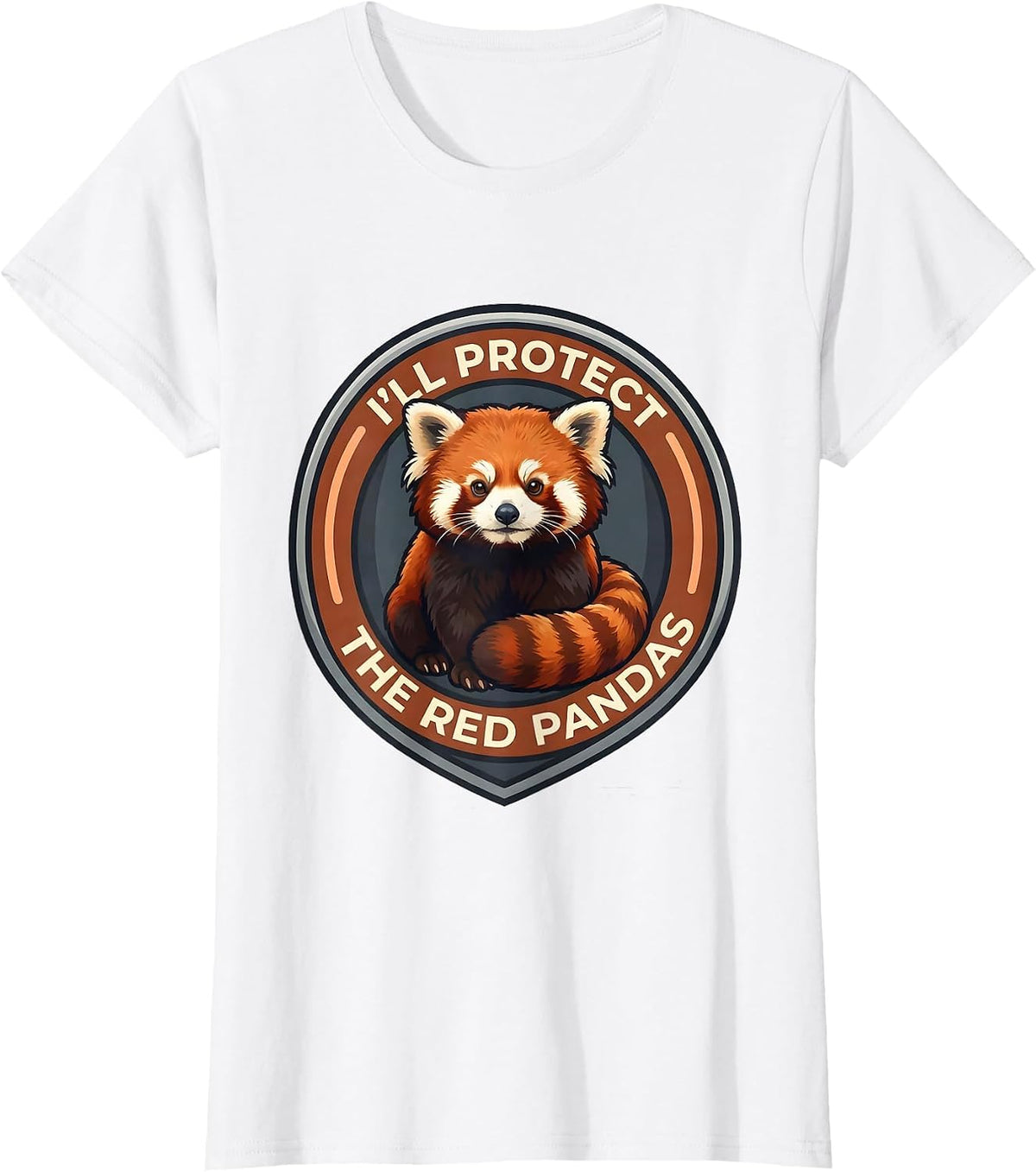 Women's I'll Protect The Red Pandas Cute Kawaii Animal Lover Retro T-Shirt - White