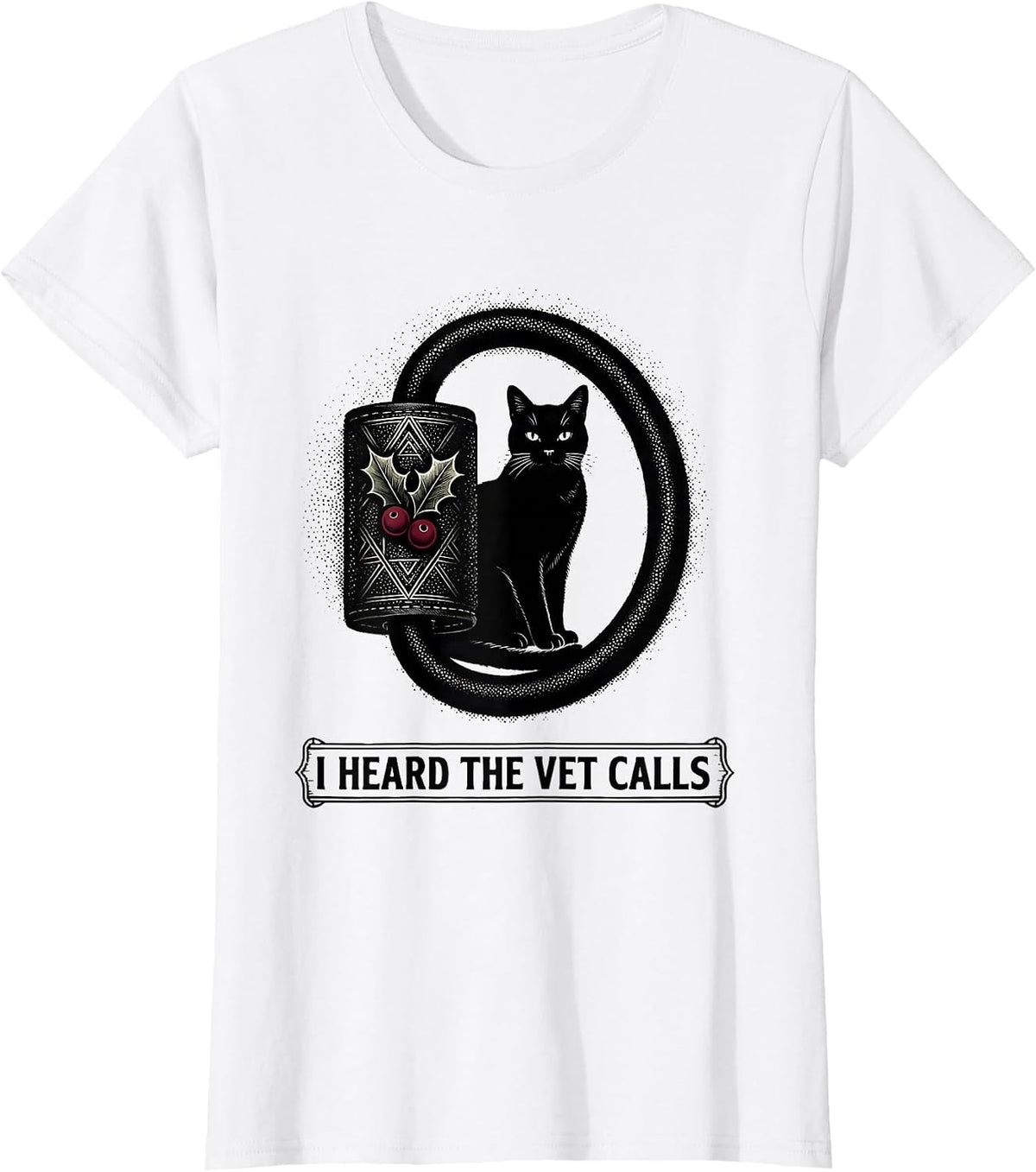 Women's I Heard The Vet Calls Funny Veterinary Tech Christmas Vet T-Shirt - White